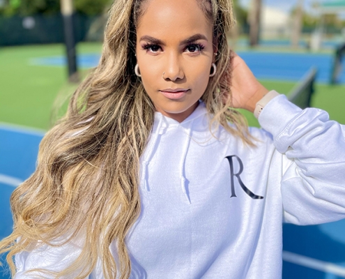 ROCKSTEADYY WHITE HOODIE